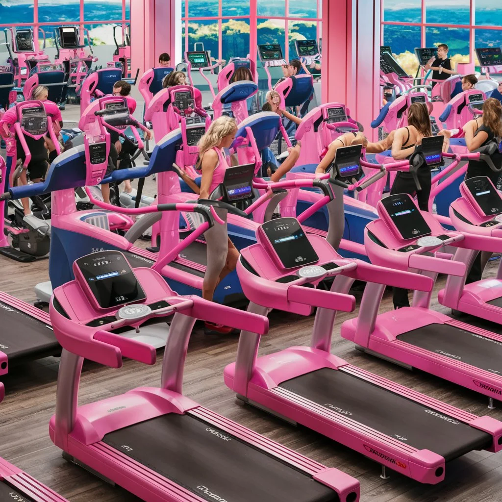 Treadmill Pink