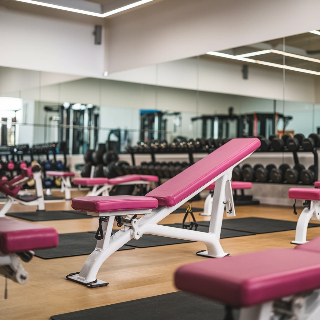 Pink Gym Bench