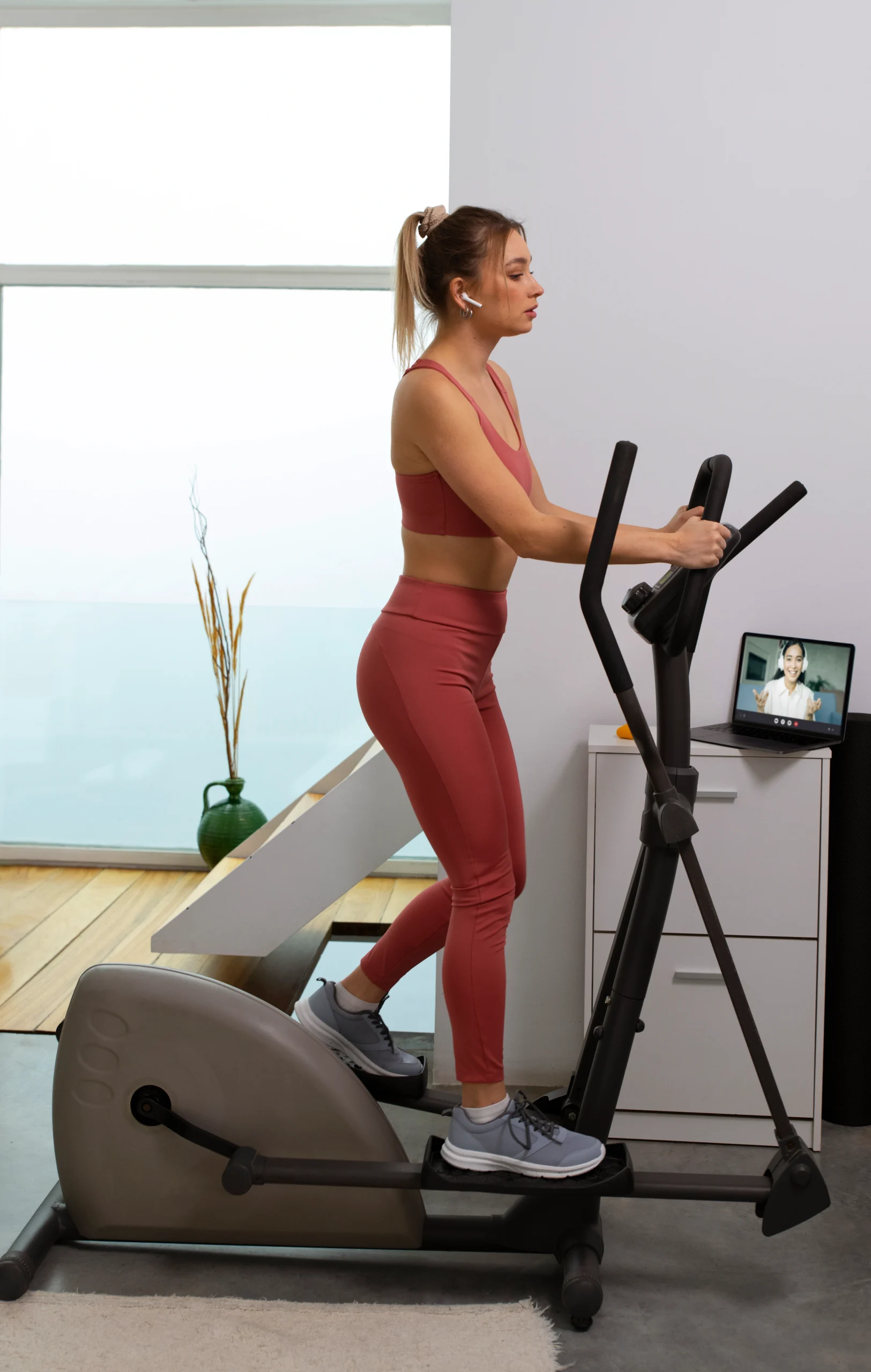 Commercial-grade Precor EFX elliptical for home gyms