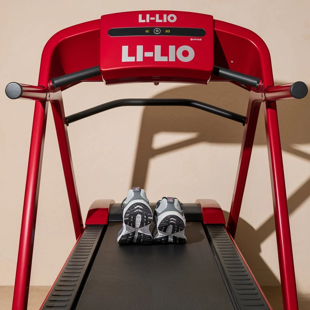 Redliro electric treadmill with adjustable speeds and fitness tracking