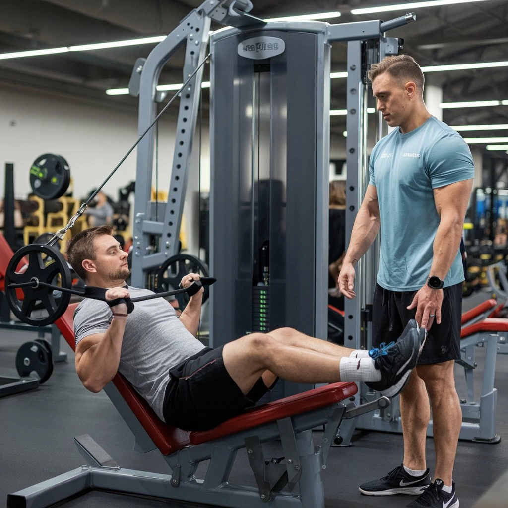 Cable Leg Press Machine