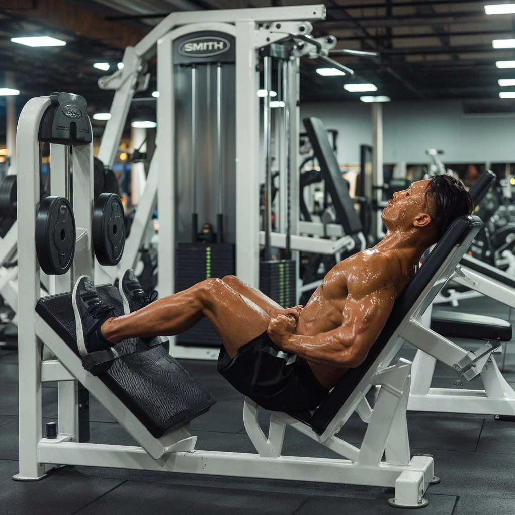 Loaded Leg Press Machine