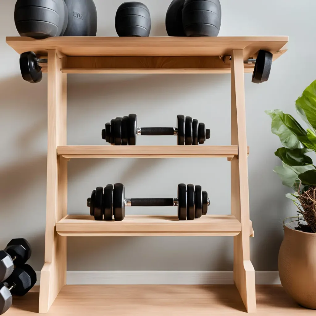 DIY Dumbbell Stand