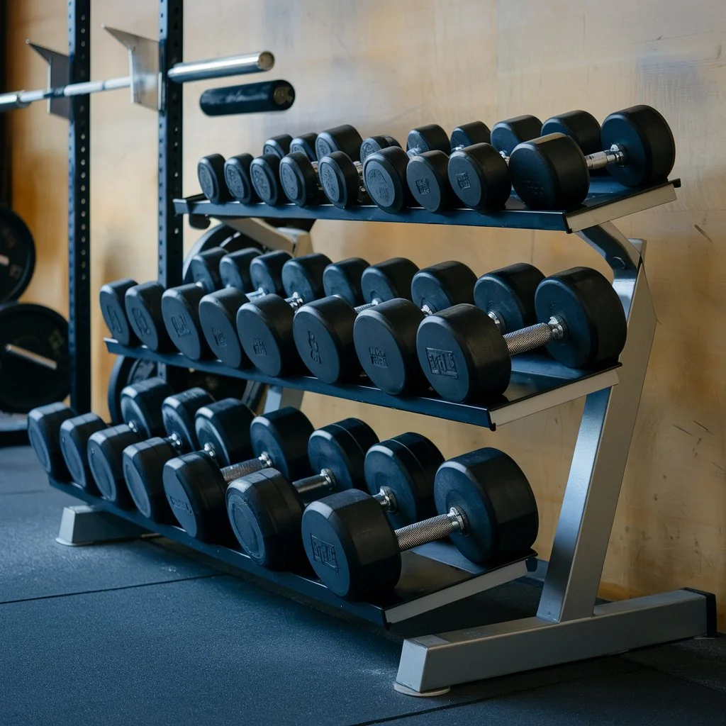 Features and Benefits Dumbbells Rack