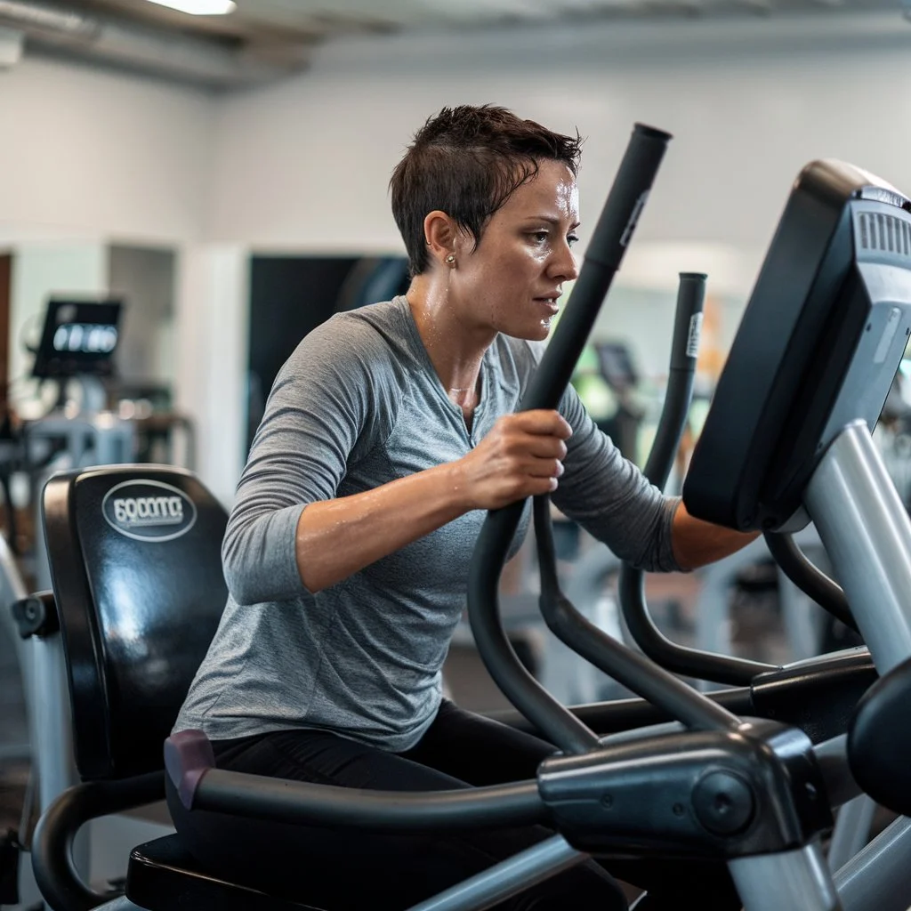 How to use a seated elliptical machine