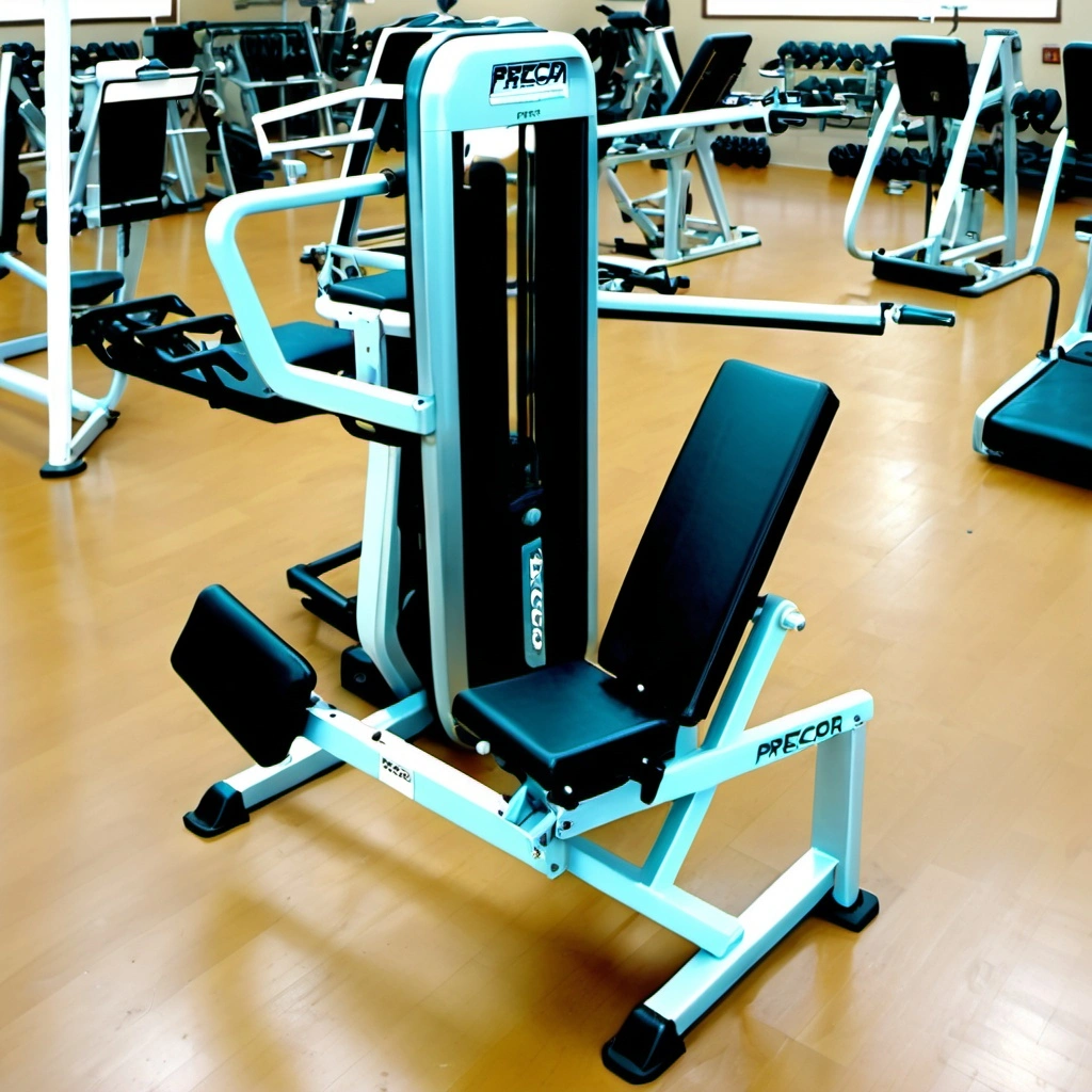 Compact and powerful Precor Leg Press Machine for gym use