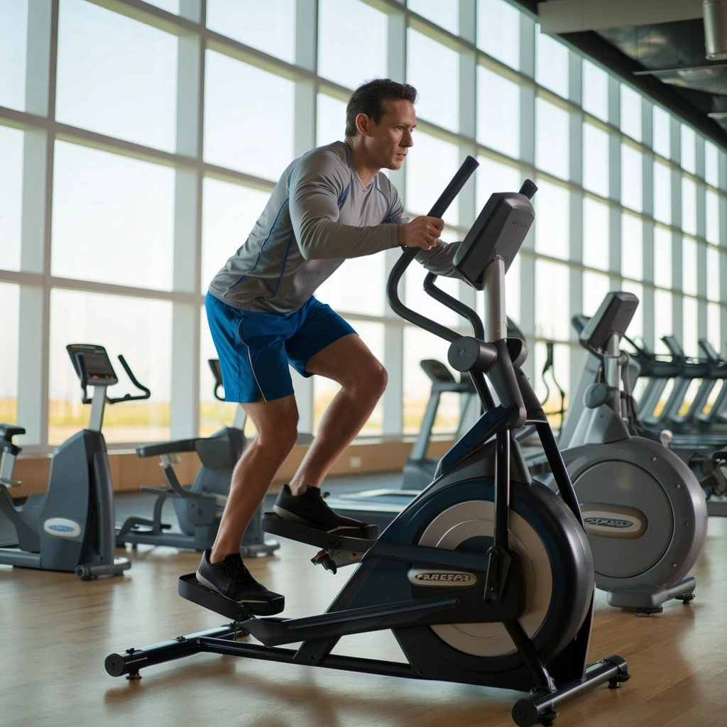 Cooling down after an elliptical bike exercise