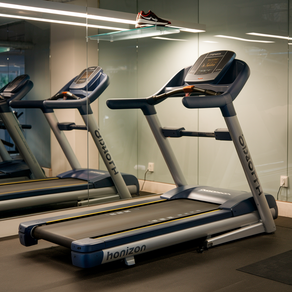 Components of Horizon Treadmill