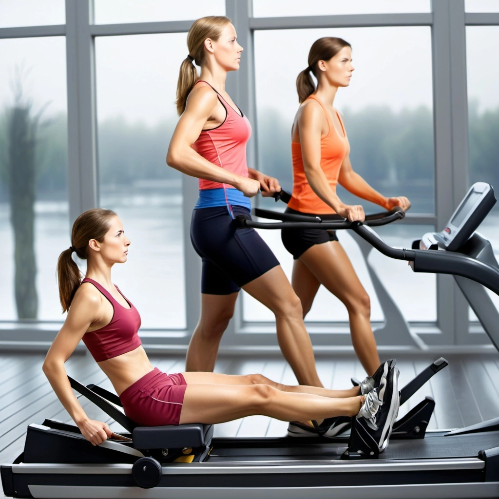 Rowing vs. Treadmill muscle engagement