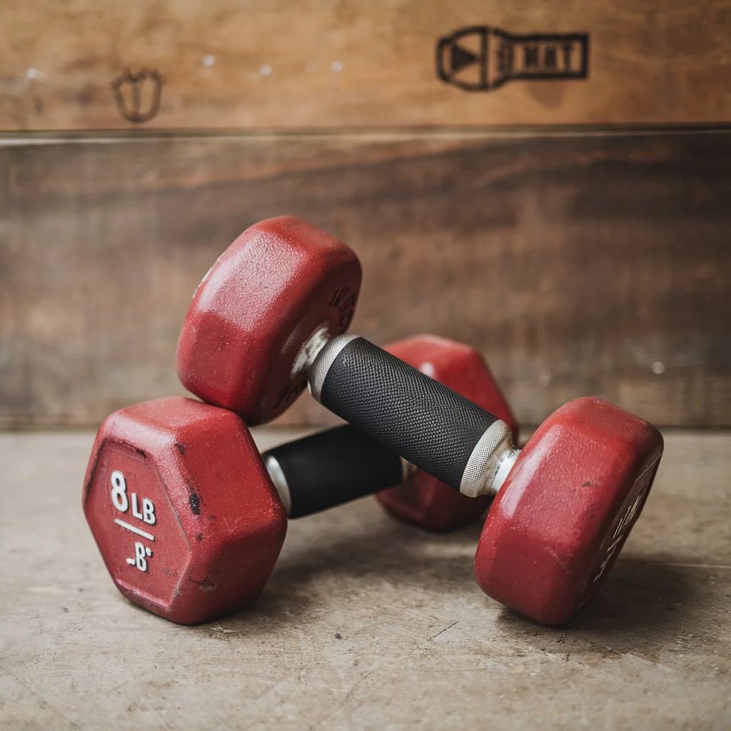 Convenience For 8 lb Dumbbells