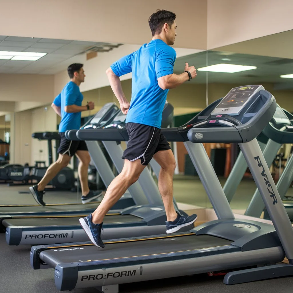 operating and using the ProForm Trainer 8.7 treadmill